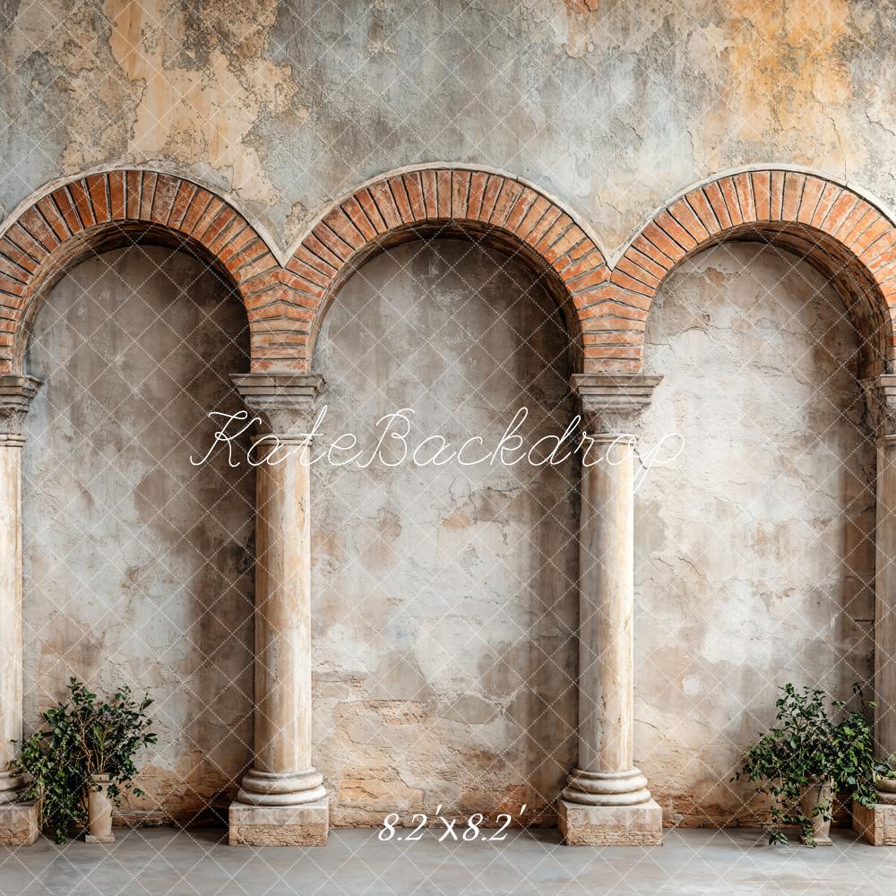 Vintage Boogkolommen Foto Achtergrond Designed by Emetselch