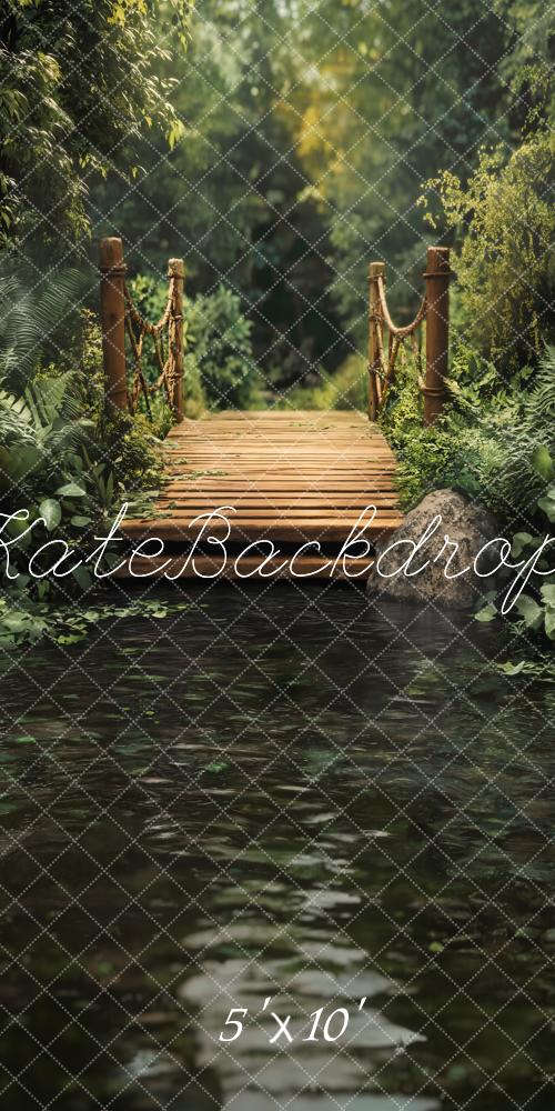 Kate Forest Bridge Lake Backdrop Designed by Emetselch