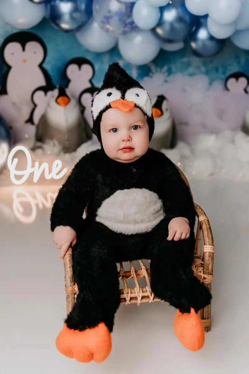 Kate Winter Penguins Backdrop Designed by Melissa King