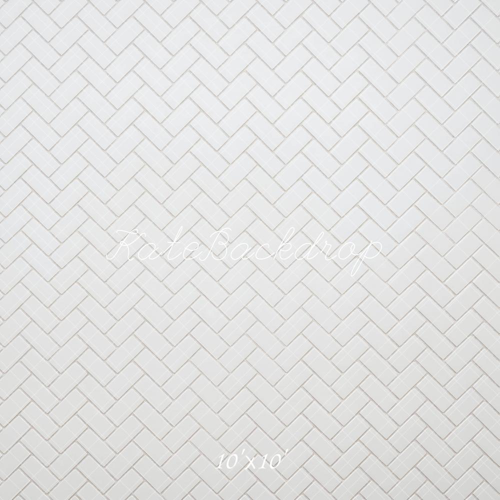 Kate White Herringbone Floor Backdrop Designed by Mini MakeBelieve