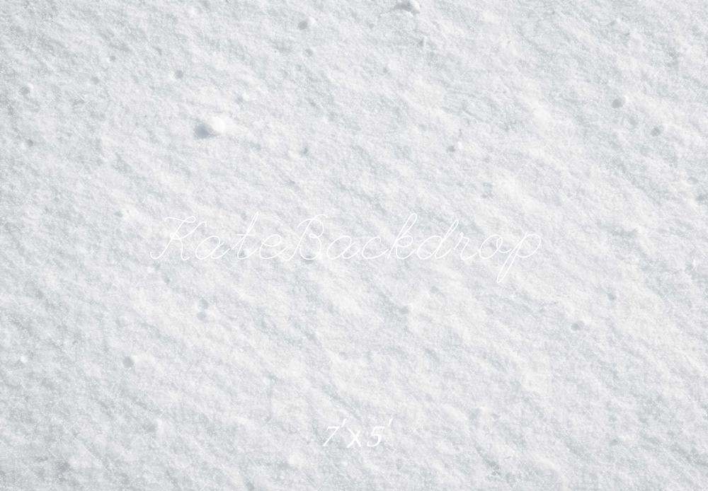 Kate Winter White Snow Printed Floor Backdrop Designed by Mini MakeBelieve