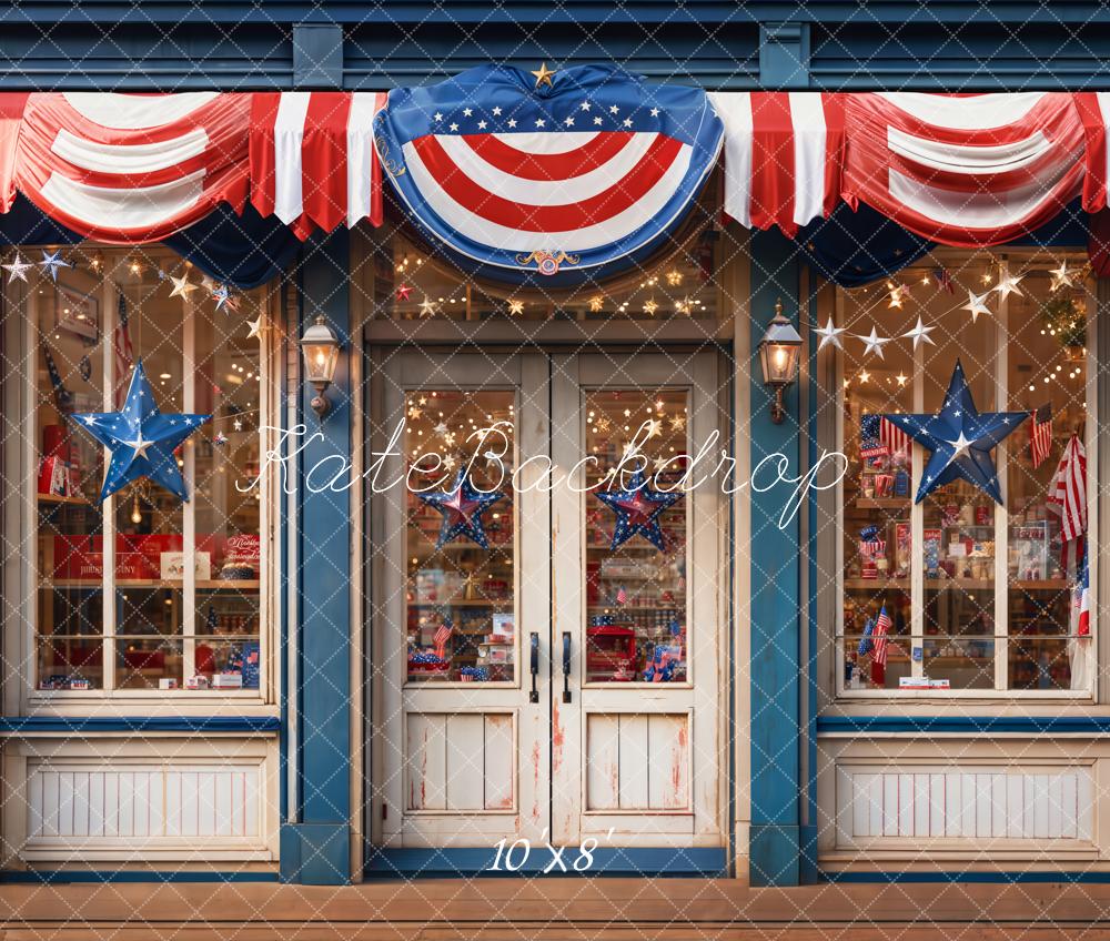 Onafhankelijksdag Winkelfront Sterren Foto Achtergrond Designed by Emetselch
