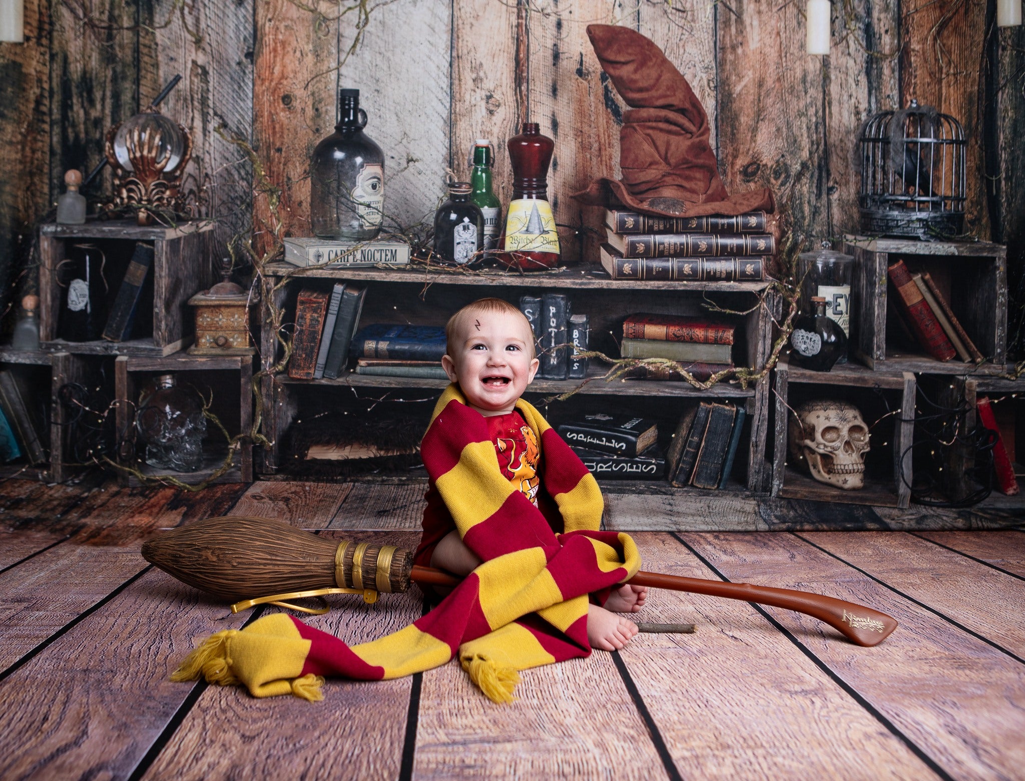 Kate Halloween Magic Fairytale Backdrop Designed by Arica Kirby - Kate Backdrop