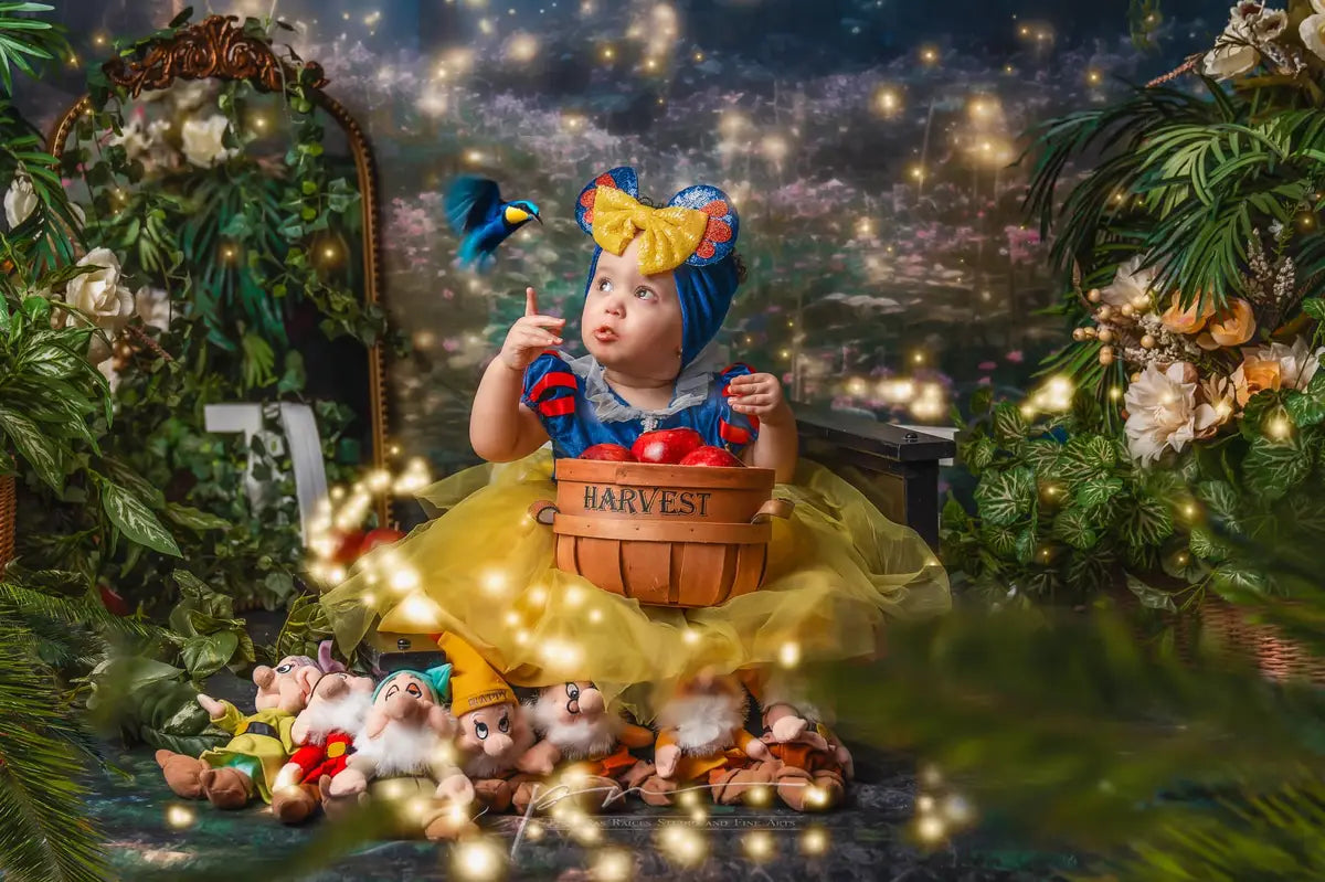 Kate Spring Enchanted Fairy Forest Backdrop Designed by Mandy Ringe Photography