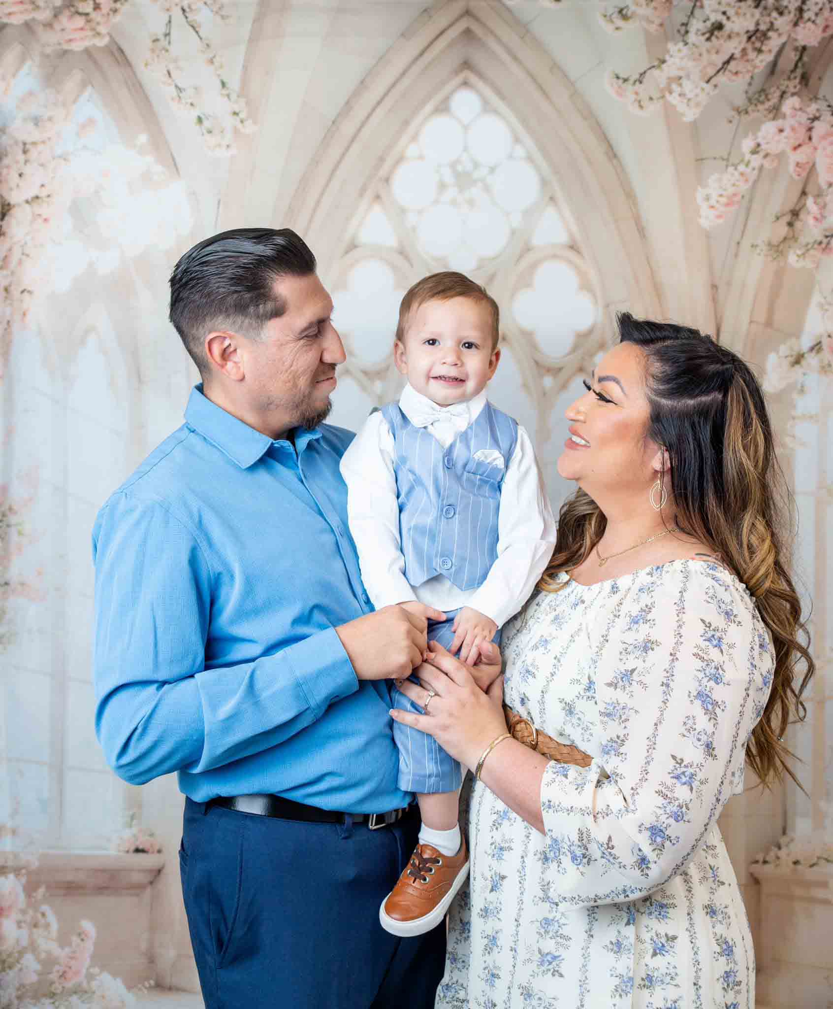 Kate Spring White Flowers Window Room Backdrop Designed by Emetselch