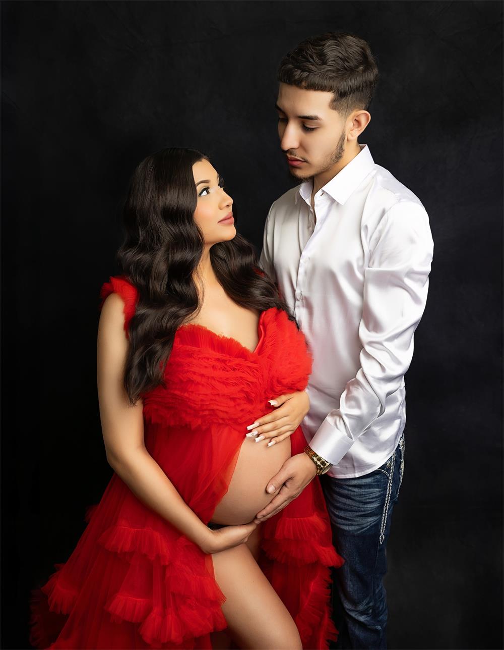 Kate Cold Black Around Gray Texture Abstract Backdrop Portrait - Kate Backdrop