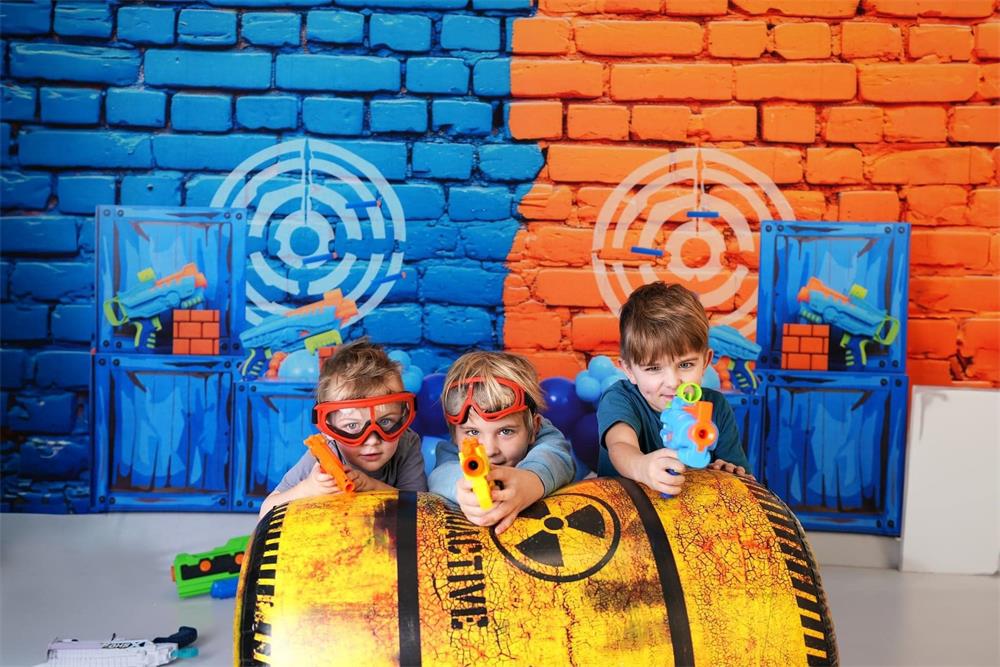 Fondo de dardos de espuma diseñado por Mini MakeBelieve