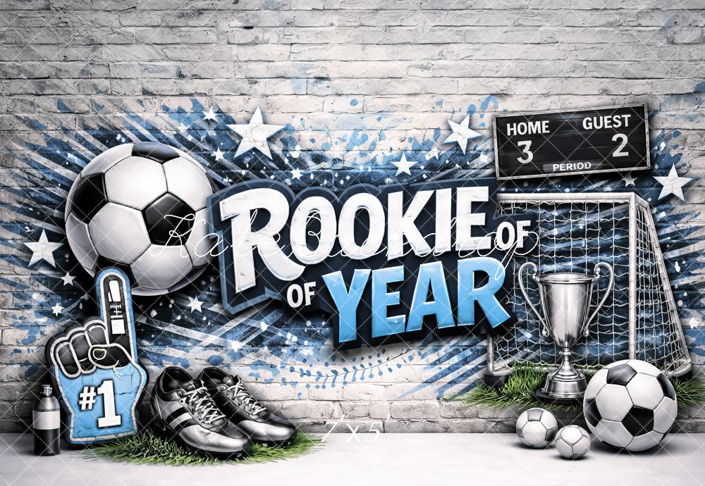 Kate Sports Soccer Rookie Of The Year Printed Backdrop Designed by Ashley Paul