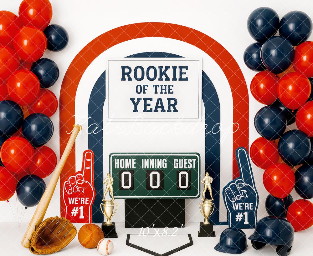 Kate Cake Smash Rookie of the Year Baseball Backdrop Designed by Patty Roberts