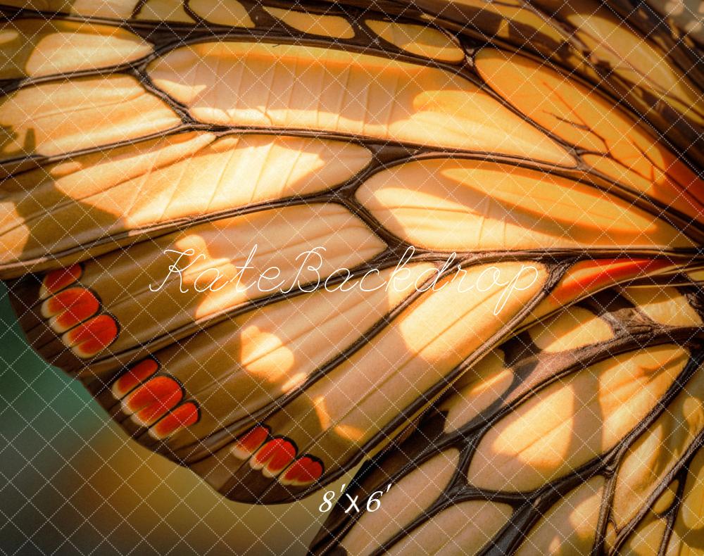 Fondo en primer plano de alas de mariposa diseñado por Emetselch