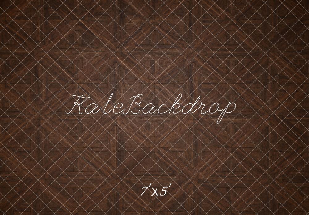 Kate Brown Herringbone Floor Printed Backdrop Printed Backdrop Designed by Vertigo Productions