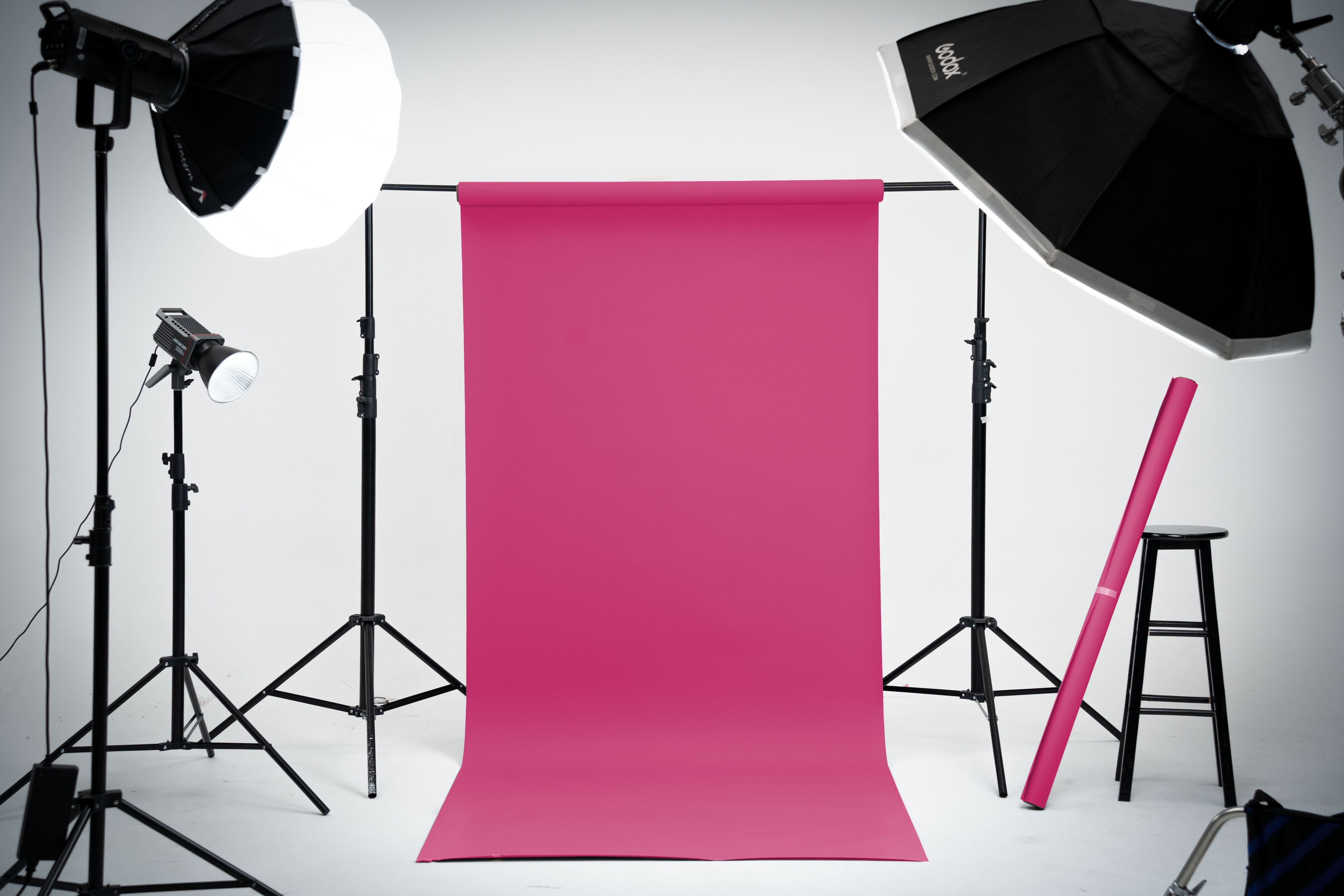 Kate Rose Pink Seamless Paper Backdrop for Photography