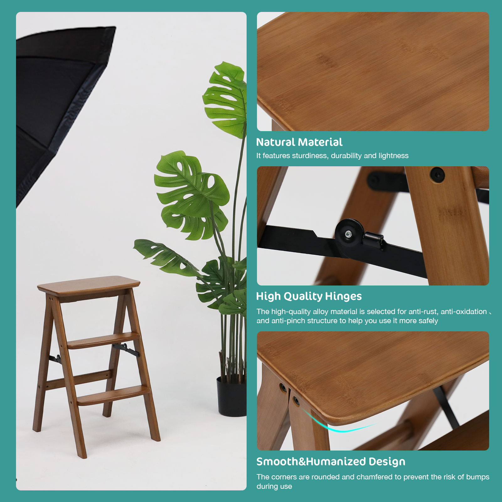 Kate Foldable Ladder Stool Photography Props