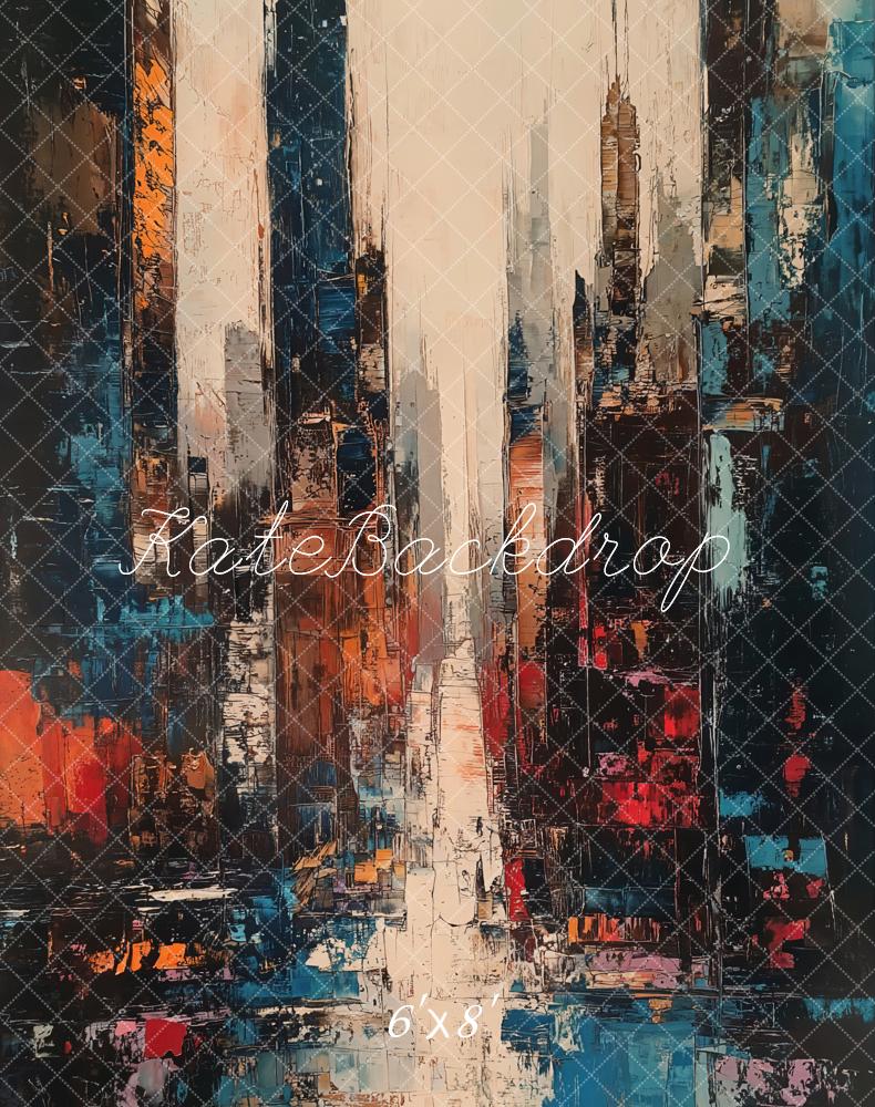 Kate Abstract Cityscape Urban Backdrop Designed by Emetselch