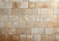Kate Beige Stone Floor Printed Backdrop Designed by Patty Roberts