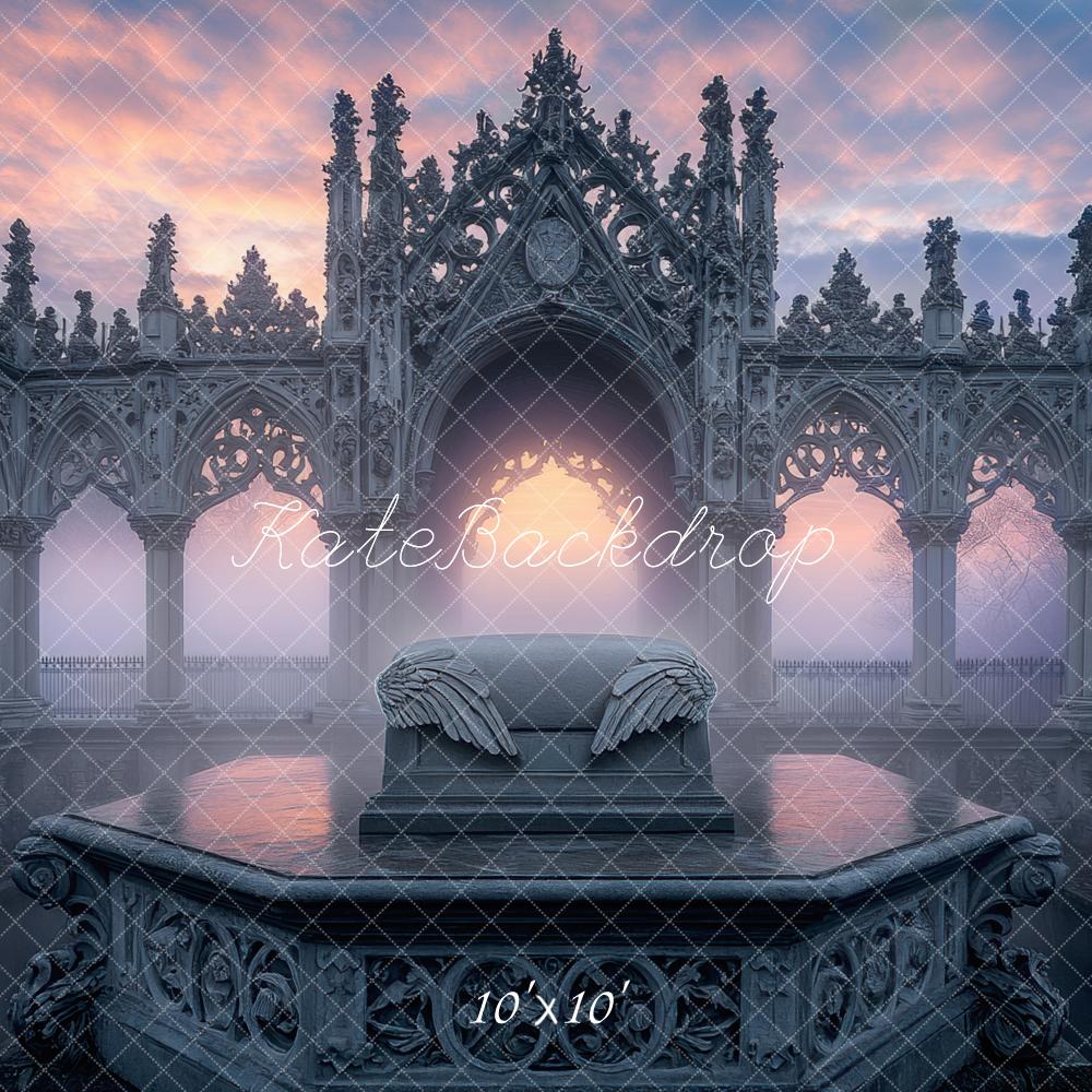 Kate Fantasy Gothic Arch Angel Wings Backdrop Designed by Mini MakeBelieve