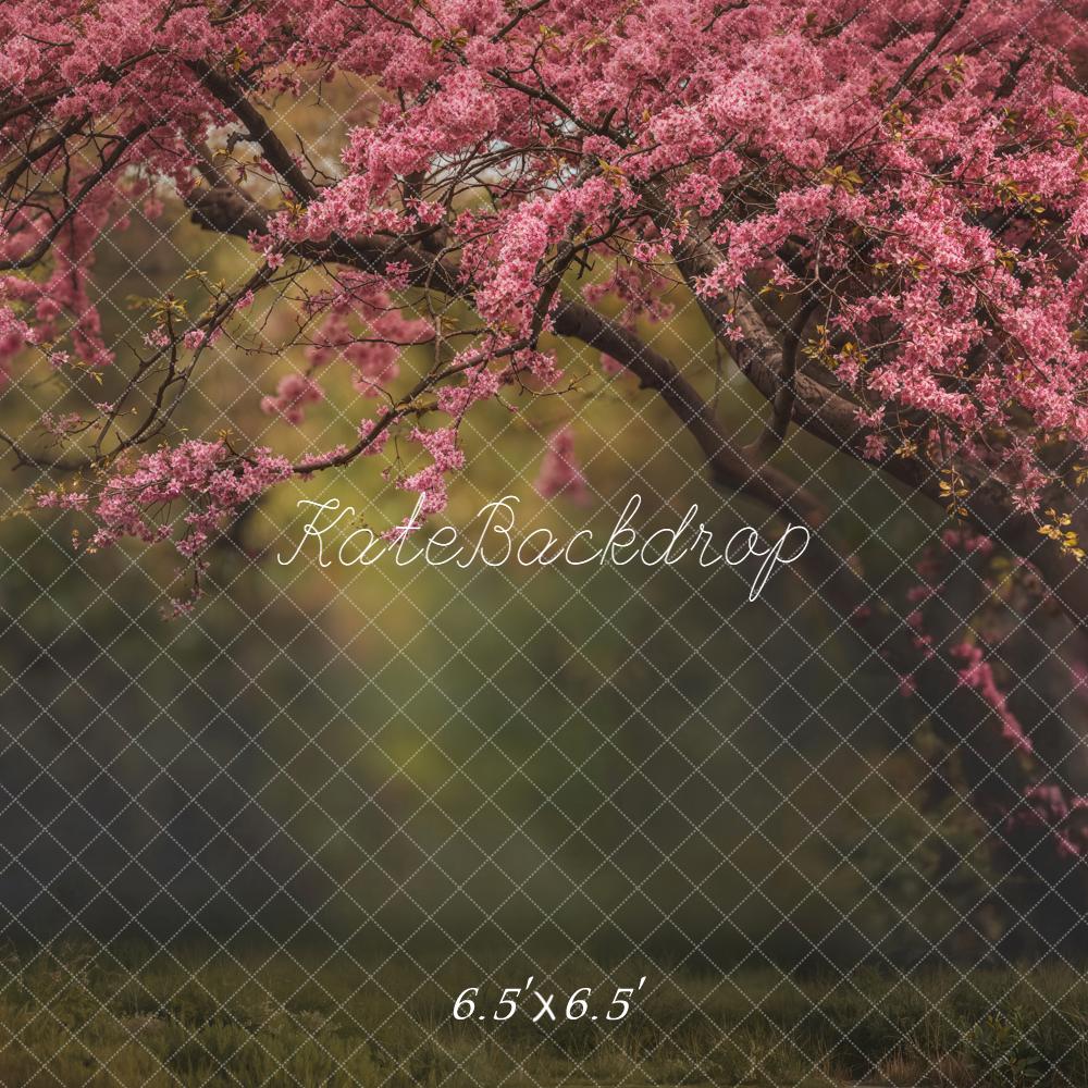 Kate Spring Pink Blossom Tree Arch Forest Backdrop Designed by Emetselch