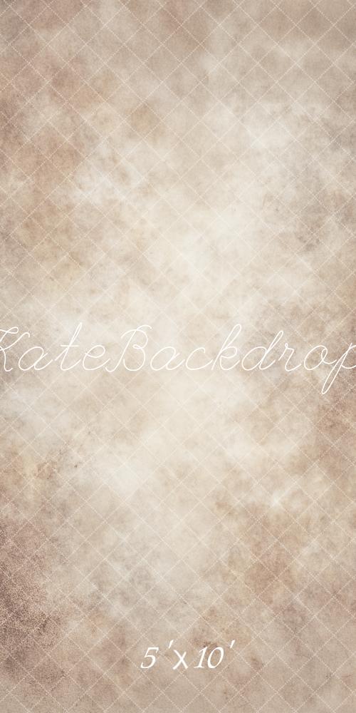 Kate Sweep Beige Abstract Texture Printed Backdrop Designed by Emetselch