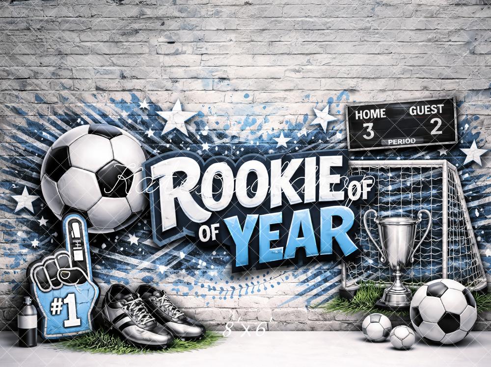 Kate Sports Soccer Rookie Of The Year Printed Backdrop Designed by Ashley Paul