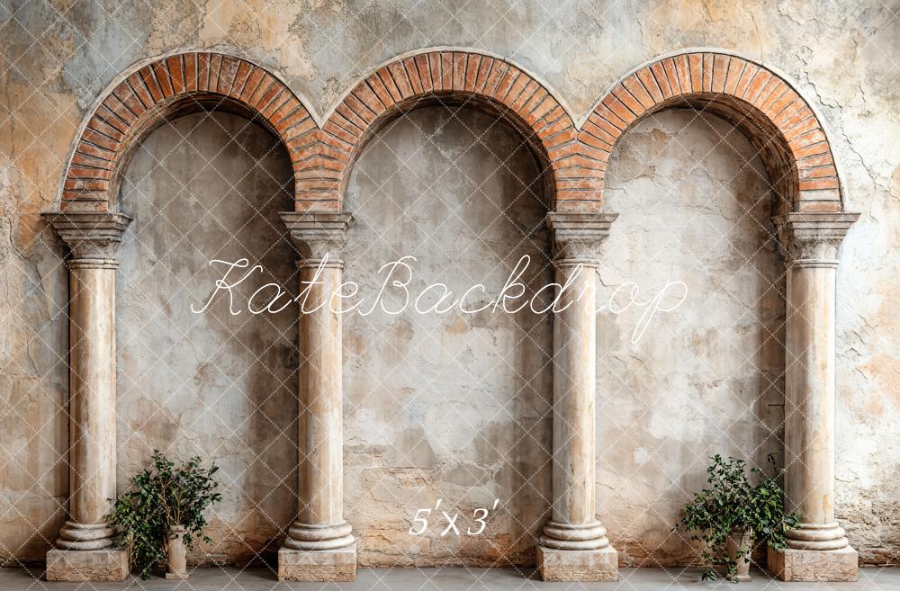 Vintage Boogkolommen Foto Achtergrond Designed by Emetselch