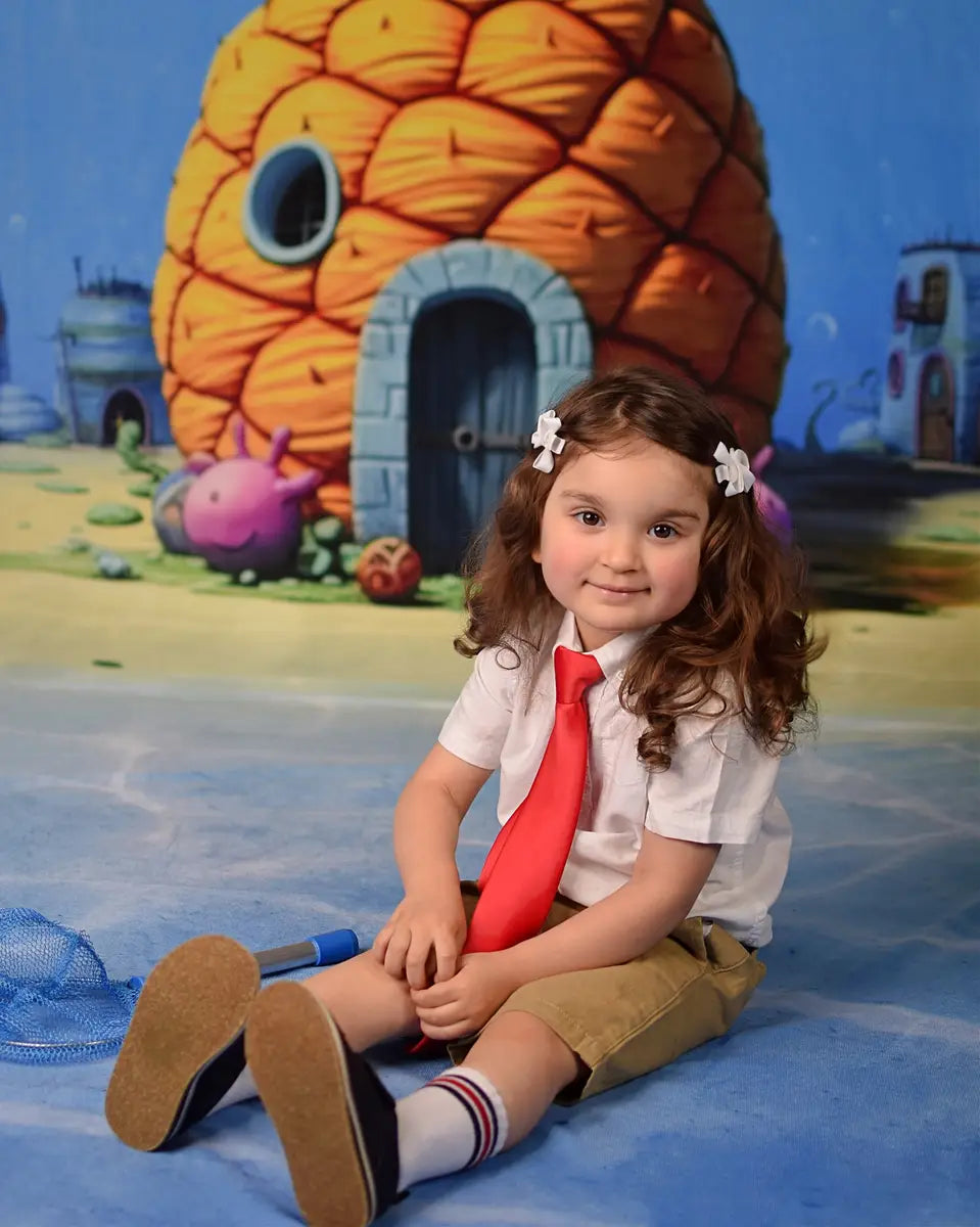 Kate Underwater World Pineapple House Backdrop Designed by GQ