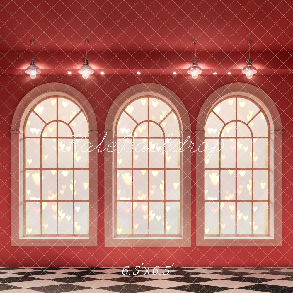 Fondo de Ventana Arqueada Romántica Diseñado por Emetselch