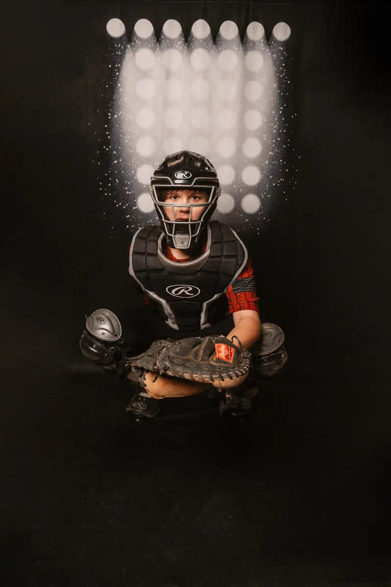 Sfondo Spotlight dello Stadio Sportivo Sweep Progettato da Patty Robert