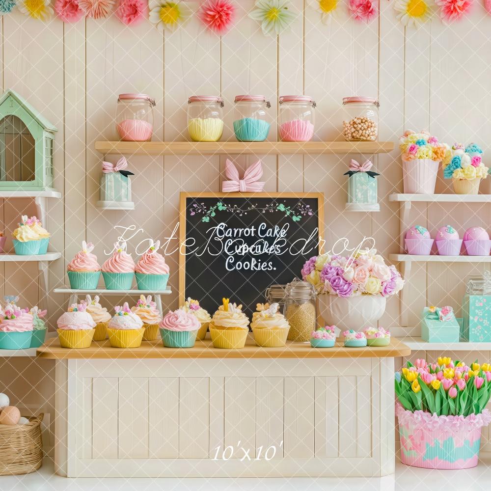 Easter Cupcake Shop Foto Achtergrond Designed by Patty Roberts