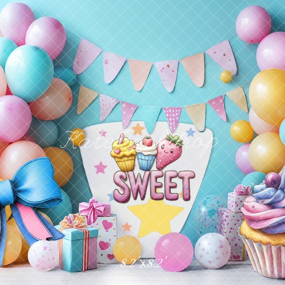 Fondo para Fiesta de Globos de Dulce y Pastel Smash Diseñado por Laura Bybee