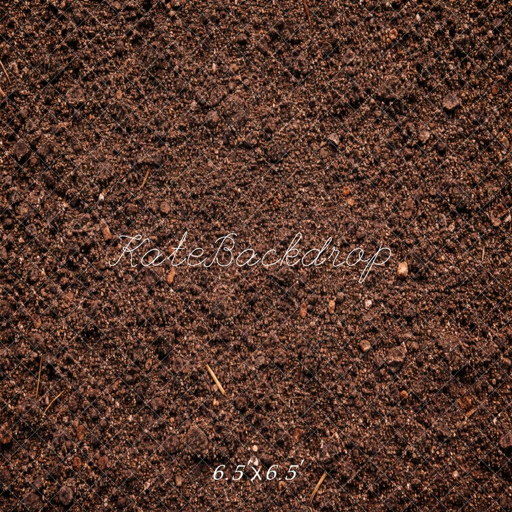 Kate Brown Dirt Texture Floor Printed Backdrop Designed by Vertigo Productions