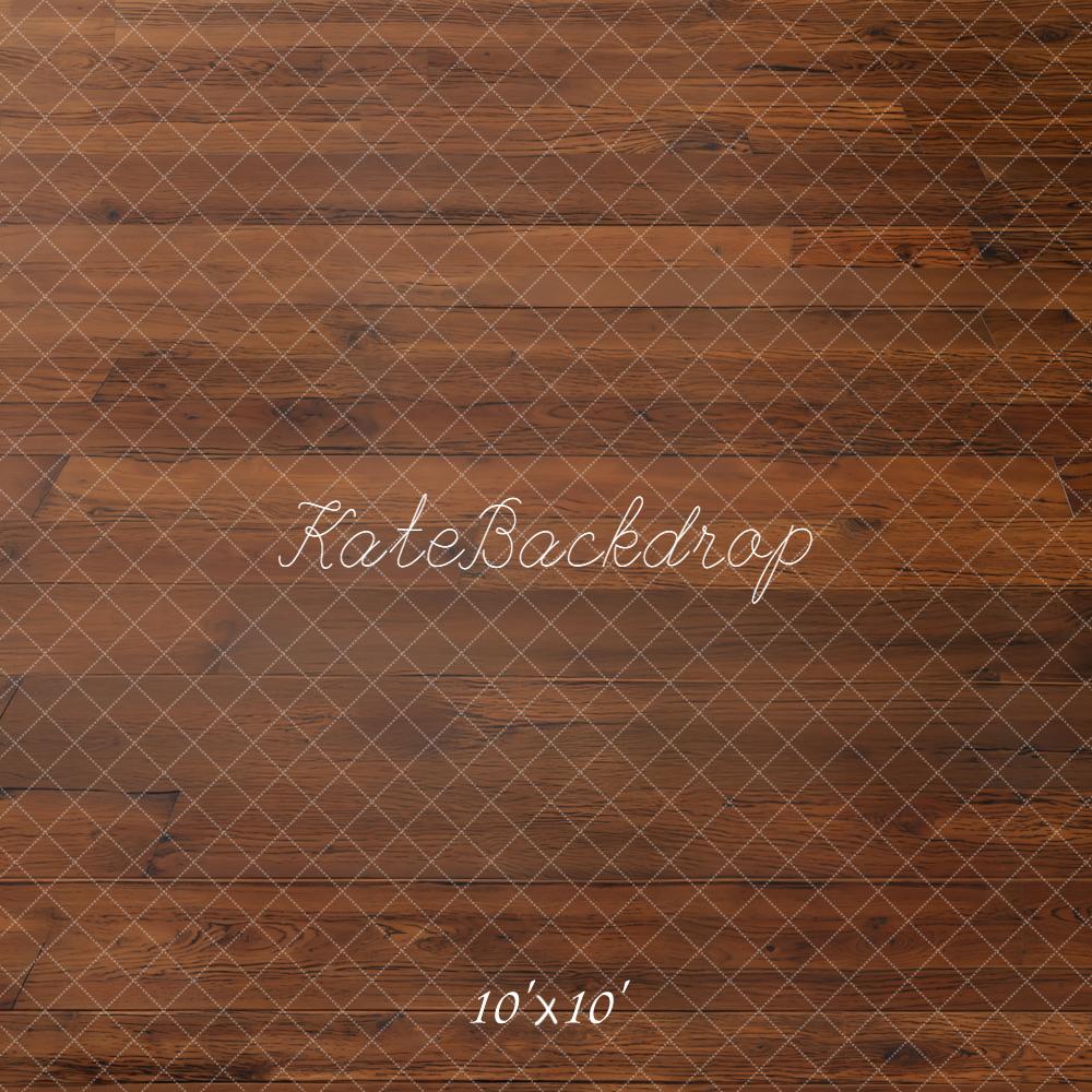 Kate Brown Wood Plank Floor Backdrop Designed by Kate Image