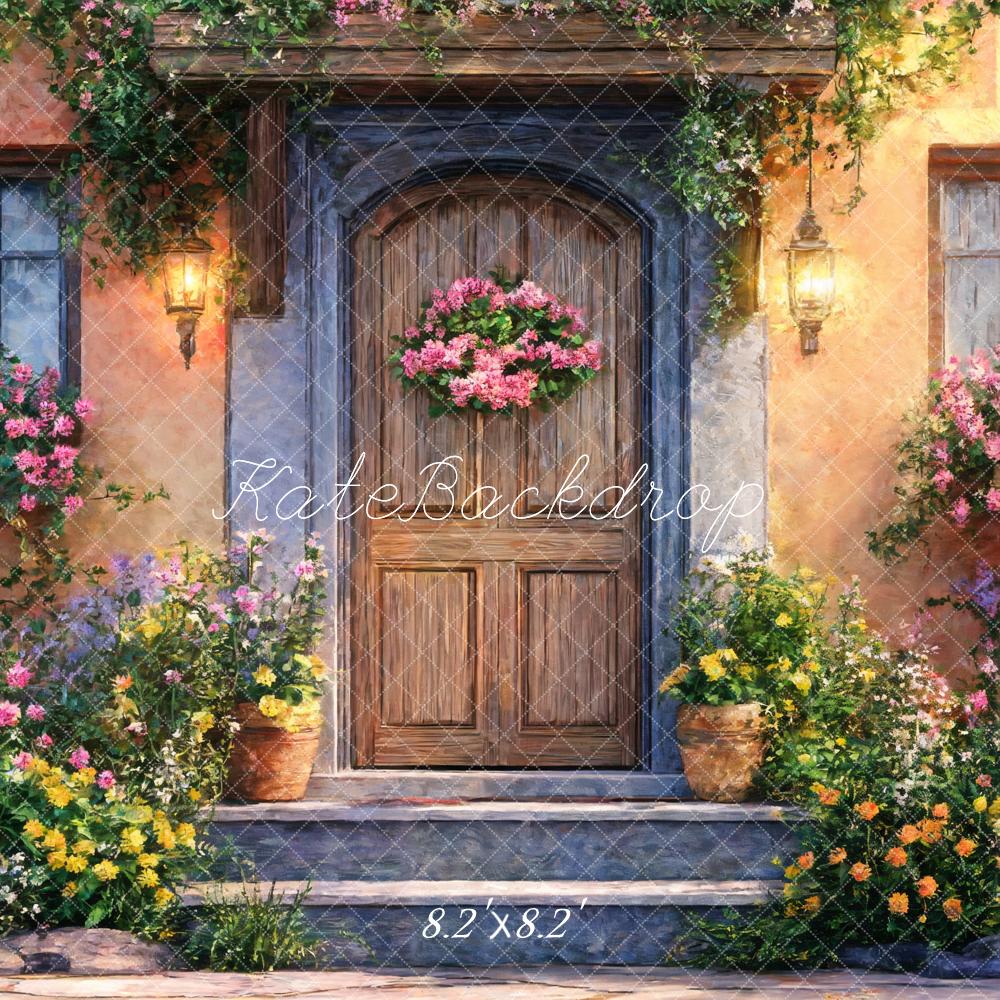 Kate Spring Floral Doorway Flowers Backdrop Designed by Emetselch