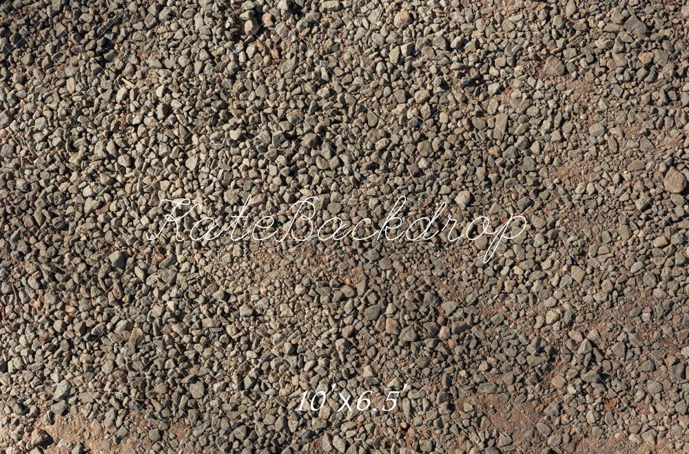 Kate Gravel Ground Texture Rock Road Floor Backdrop Designed by Mini MakeBelieve