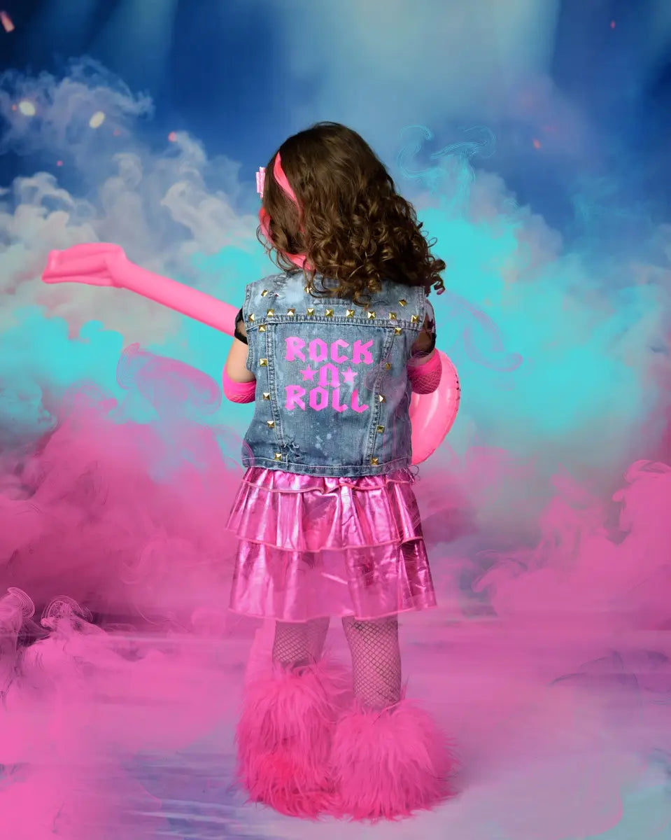 Fondo de escenario de iluminación de humo rosa diseñado por Emetselch