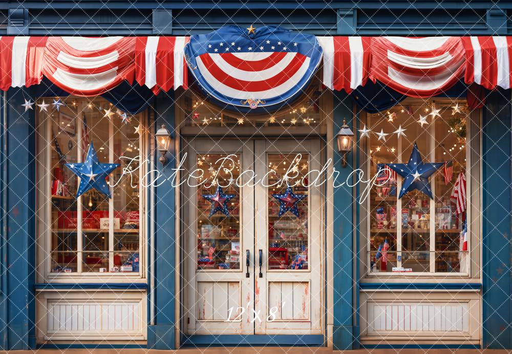 Onafhankelijksdag Winkelfront Sterren Foto Achtergrond Designed by Emetselch