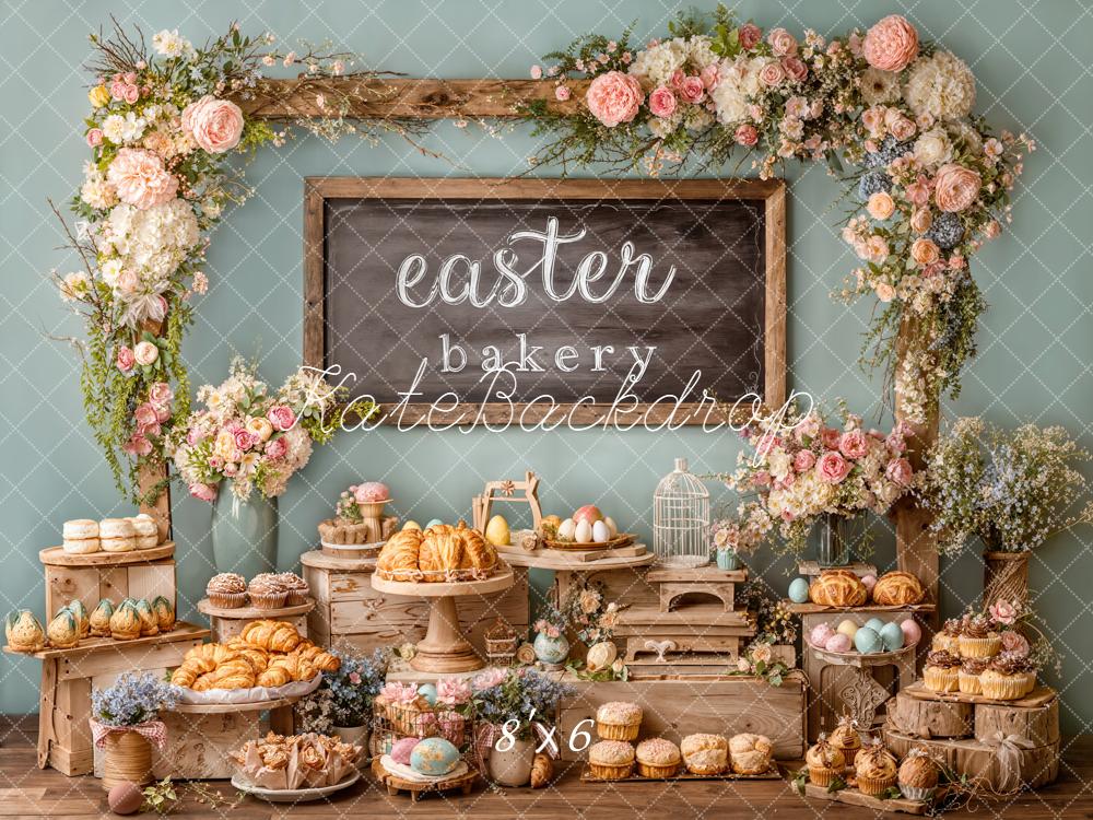Kate Easter Bakery Flower Arch Pastries Eggs Backdrop Designed by Emetselch