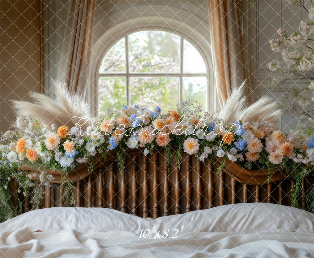 Arch Fiori Boho Testiera di Fiori Retro