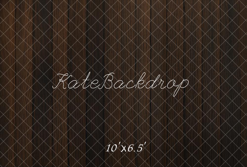 Kate Dark Wood Texture Floor Backdrop Designed by Emetselch