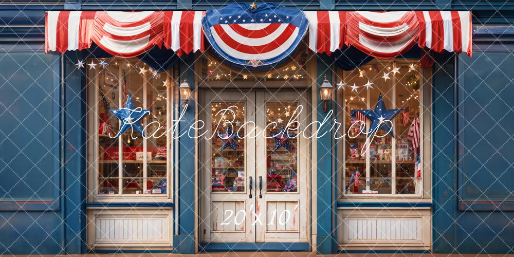 Onafhankelijksdag Winkelfront Sterren Foto Achtergrond Designed by Emetselch