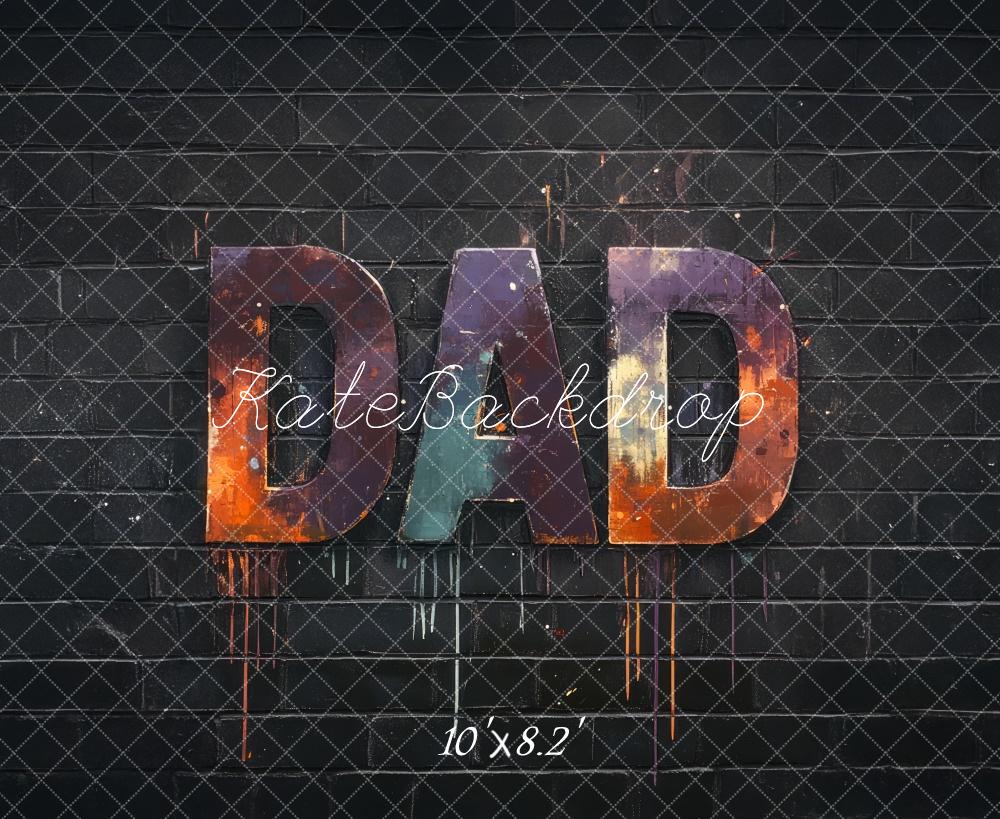 Kate Dad Graffiti Wall Backdrop Designed by Mini MakeBelieve