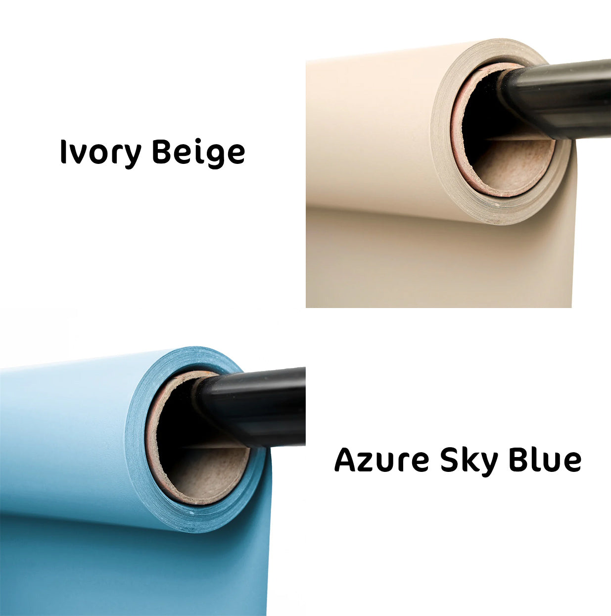 Kate Seamless Paper Backdrop Set (53"x33' & 53"x33') (US 2-5 Day Delivery)