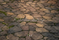 Kate Brown Stone Path Floor Printed Backdrop Designed by Kate Image