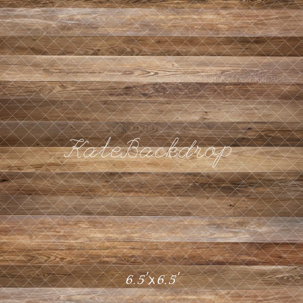Kate Brown Wood Plank Floor Backdrop Designed by Kate Image