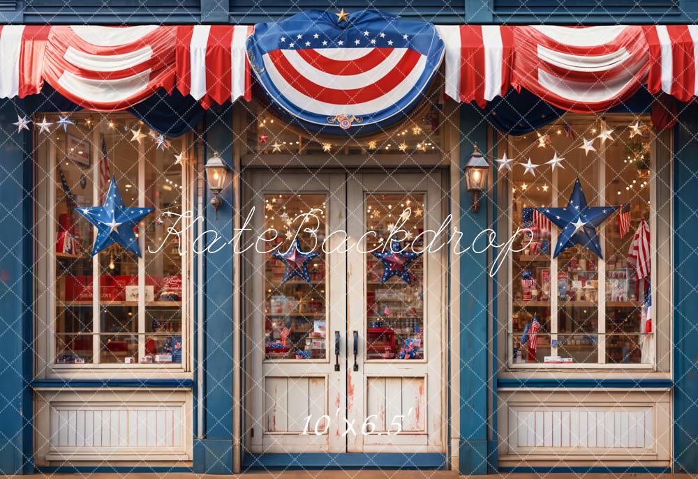 Onafhankelijksdag Winkelfront Sterren Foto Achtergrond Designed by Emetselch