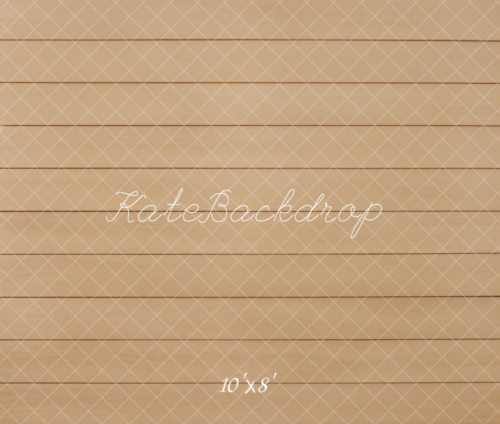 Kate Beige Wood Planks Floor Backdrop Designed by Kate Image