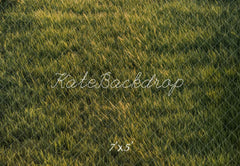 Kate Green Grass Sunlight Floor Printed Backdrop Designed by Emetselch
