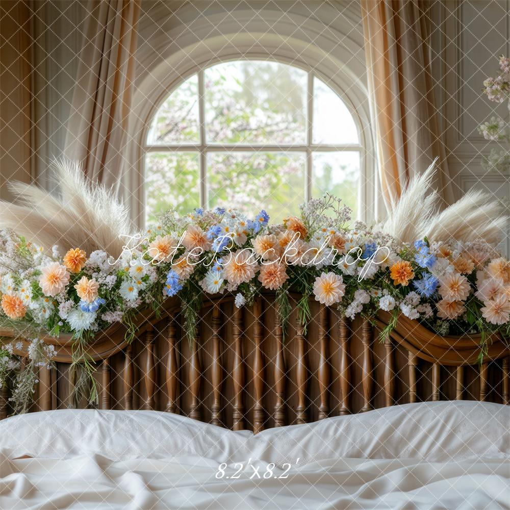 Arch Fiori Boho Testiera di Fiori Retro