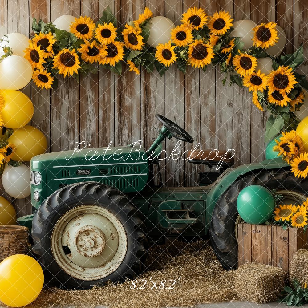 Sfondo Arcadia Trattore Girasole Autunnale Designed by Patty Roberts