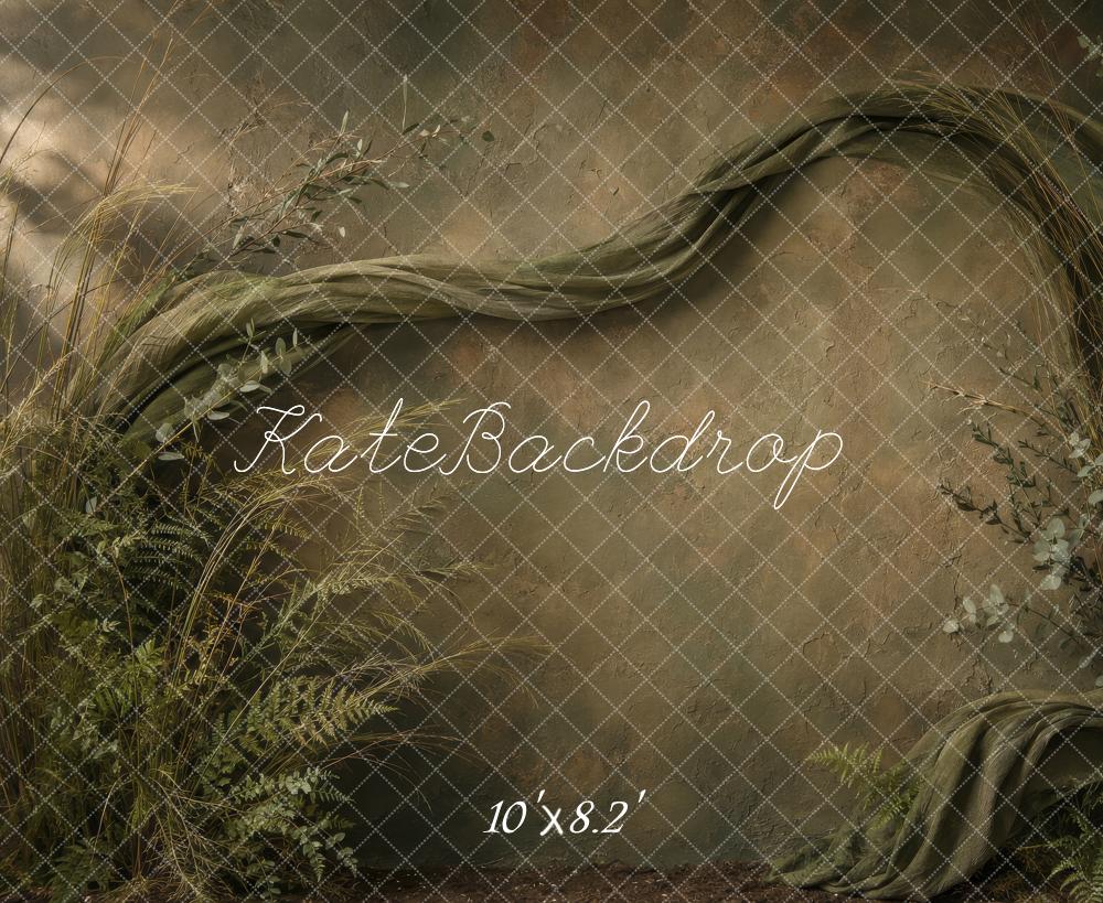 Kate Forest Botanical Arch Green Printed Backdrop Designed by Shutter Swan Studios