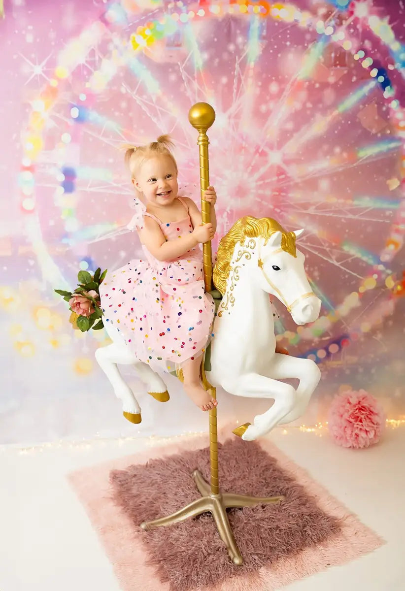 Bokeh Foto Achtergrond Fantasie Reuzenrad Ontworpen door GQ